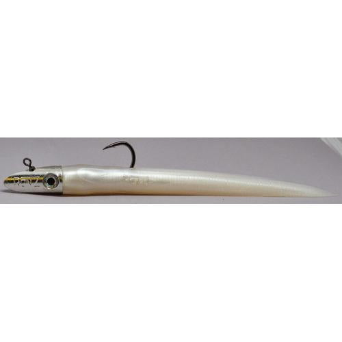 RonZ 10" 4oz Big Game Heavy Duty 4X102Z Soft Baits-Lures-RonZ-White Pearl-Tackle World
