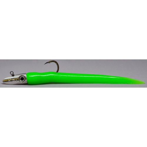 RonZ 8" 1.75oz Big Game Heavy Duty 4X802Z Soft Baits-Lures-RonZ-Green Glow-Tackle World