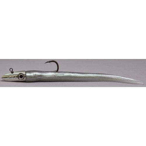 RonZ 8" 1.75oz Big Game Heavy Duty 4X802Z Soft Baits-Lures-RonZ-Silver Metallic-Tackle World