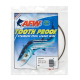 American Fishing Wire Tooth Proof Stainless Steel Single Strand Wire Leaders-Line & Leader-American Fishing Wire-Lb Test: 69lb-30ft-Camo-Tackle World