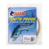 American Fishing Wire Tooth Proof Stainless Steel Single Strand Wire Leaders-Line & Leader-American Fishing Wire-Lb Test: 240lb-30ft-Camo-Tackle World