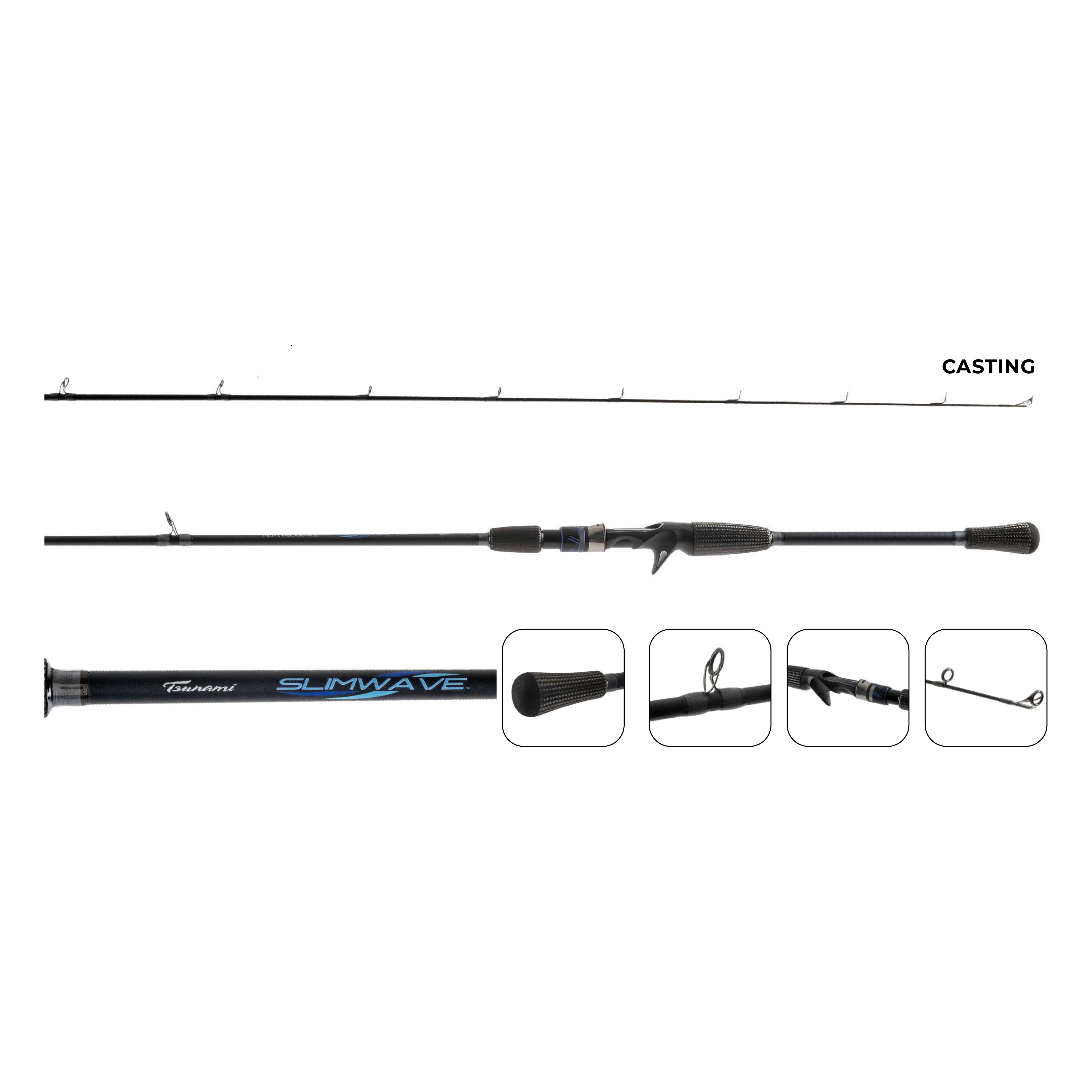 Tsunami Slimwave II Casting Rods SWSPCII701-H