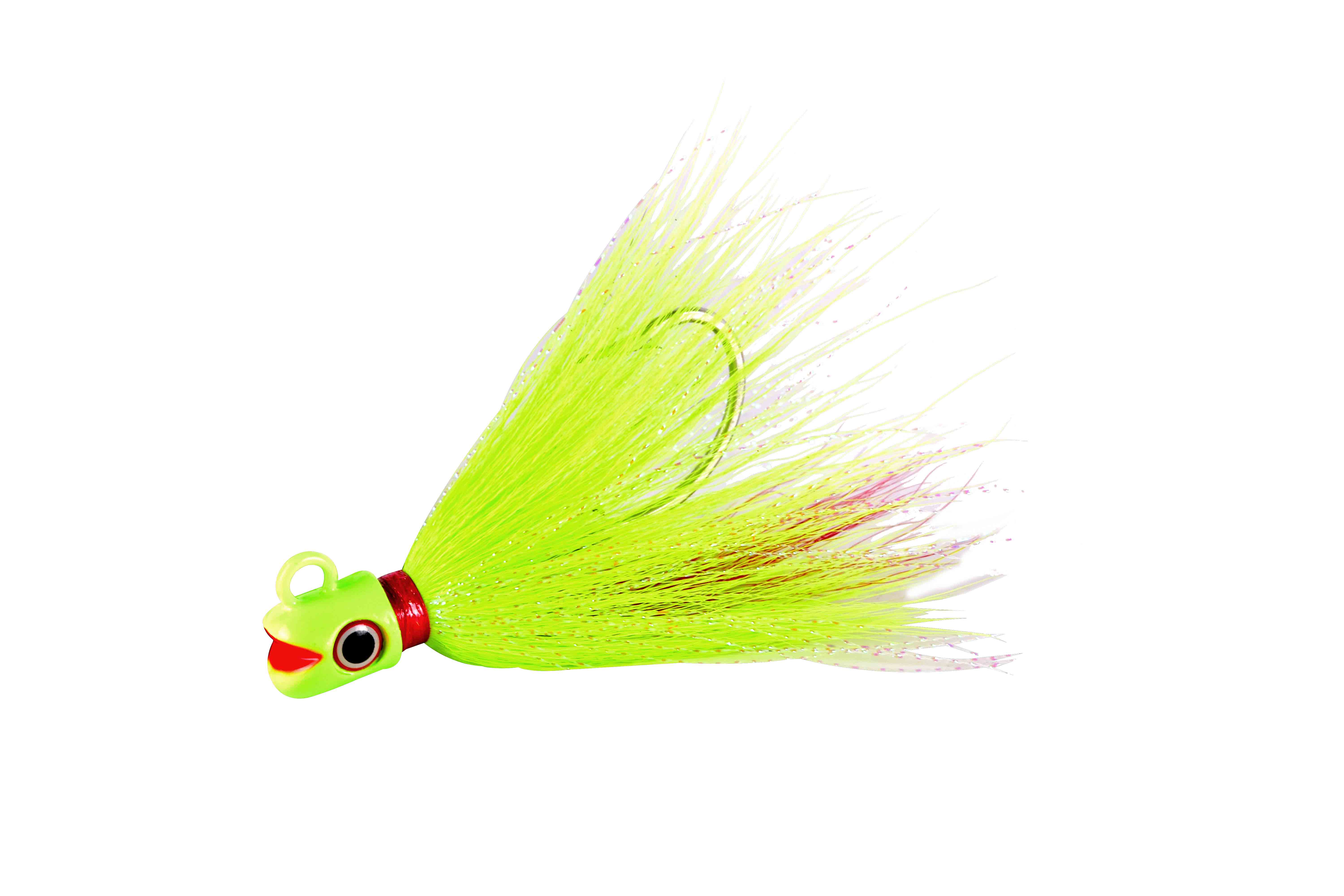 S&S Bucktails Smiling Bill - 2oz - Chartreuse