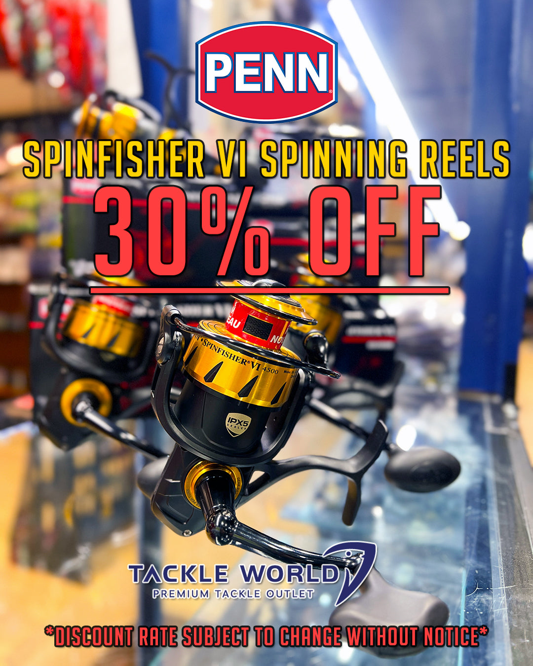 Penn Spinfisher VI Spinning Reels CLOSEOUT – Tackle World