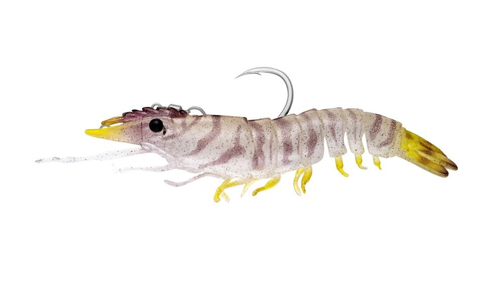 fishing ape lure Nomad Design Live Ops Sumo Shrimp 4" Lure - Rigged