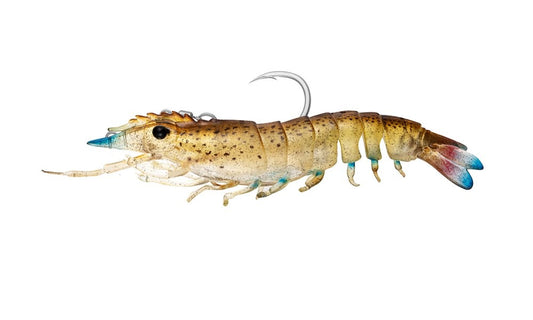 Nomad Live Ops 6.5" Sumo Shrimp Pre Rigged Lure-Lures-Nomad-Speckled Stalker-6.5" 1pk-Tackle World