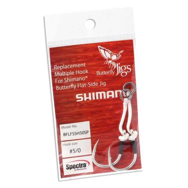 Shimano Butterfly Flat-Fall Jigs Spare Hooks: 7/0