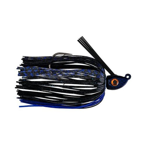Strike King Tour Grade Swim Jig-Lures-Strike King-Black Blue-1/4oz-Tackle World