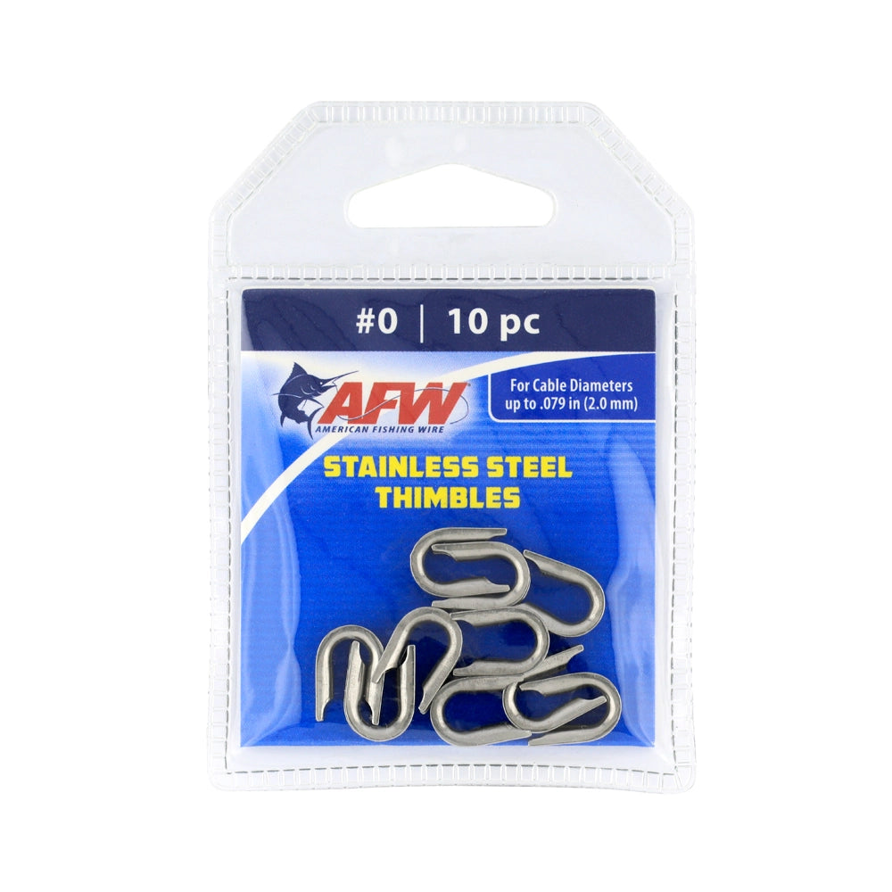 American Fishing Wire Stainless Steel Thimbles-Terminal Tackle-American Fishing Wire-Tackle World