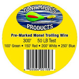Tony Maja Pre-Marked Monel Trolling Wire Line-Line & Leader-Tony Maja-Tackle World