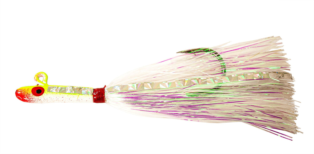 Tsunami Glass Minnow Teasers-Lures-Tsunami-Size: 3/8oz - Color: Chartreuse/White-Tackle World