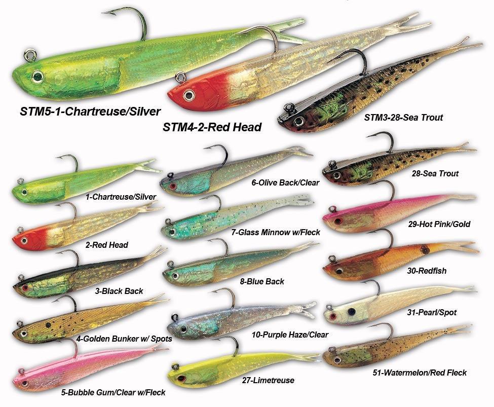 double split tail fishing lure Purple Haze/Clear / Size 4" & 1oz