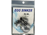MagicTail Ballyhoo Pin Rigged Chin Weight & Chin Weights-Terminal Tackle-MagicTail-Chin Weights-1/2oz-5pk-Tackle World