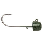 VMC FHMJ Finesse Half Moon Jigs-Terminal Tackle-VMC-Green Pumpkin-Weight 3/32oz - Hook Size 1/0 - Q'ty/Pk 4-Tackle World