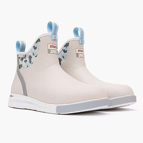 Xtratuf Men's 6" Ankle Deck Boots Duck Camo Grey-Apparel-Xtratuf-Tackle World