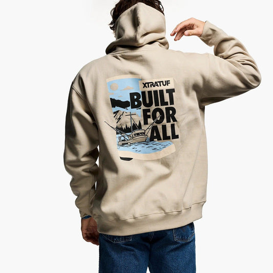 Xtratuf Men's Built For All Hoodie Abbey Stone-Apparel-Xtratuf-Tackle World