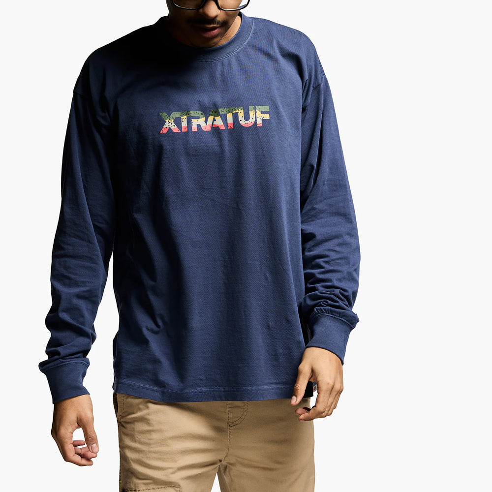 Xtratuf Men's Rugged and Reliable Salmon Long Sleeve Tee-Apparel-Xtratuf-Tackle World