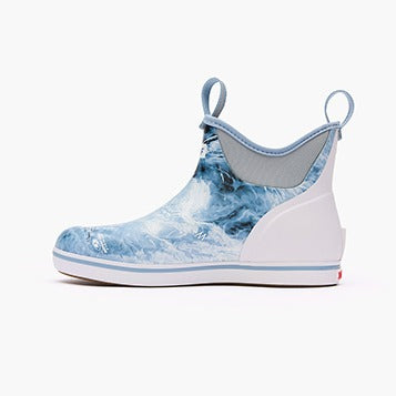 Xtratuf Men's 6" Ankle Deck Boots Mossy Oak Elements Wakeform Arctic *Final Sale*-Apparel-Xtratuf-Tackle World