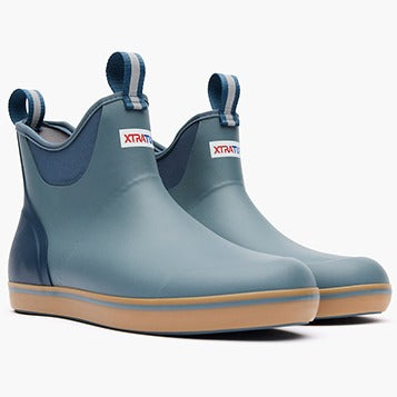 Xtratuf Men's 6" Ankle Deck Boots Stormy Blue-Apparel-Xtratuf-Tackle World