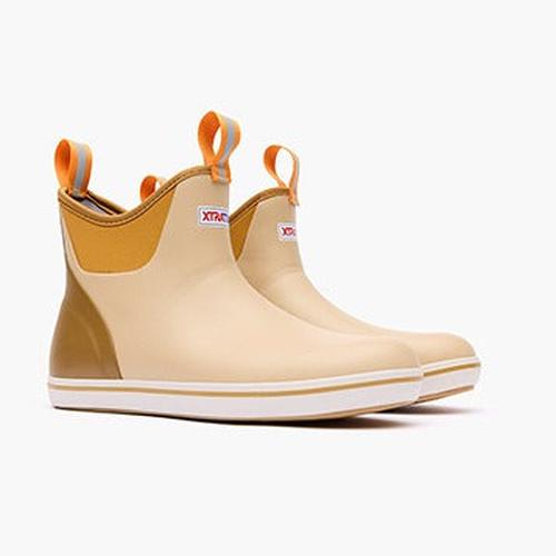 Xtratuf Men's 6" Ankle Deck Boots Tan-Apparel-Xtratuf-Tackle World