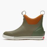 Xtratuf Men's Camp Fleece Lined 6" Ankle Deck Boots Dark Olive Spice-Apparel-Xtratuf-Tackle World