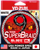 Yo-Zuri Superbraid 9 Braided Line White-Line & Leader-Yo-Zuri-Tackle World
