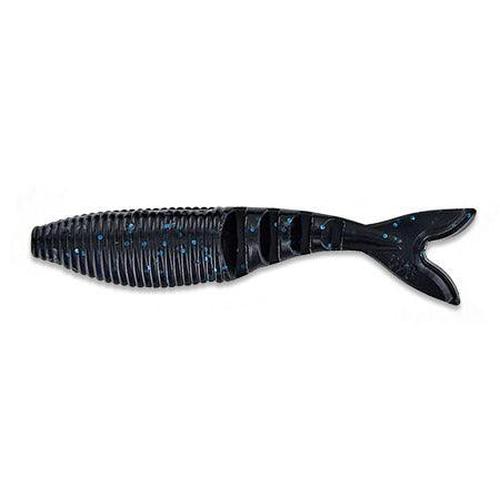 Yamamoto 4" Zako Swimbait-Lures-Yamamoto-#021 Black w/ Large Blue Flake-Tackle World