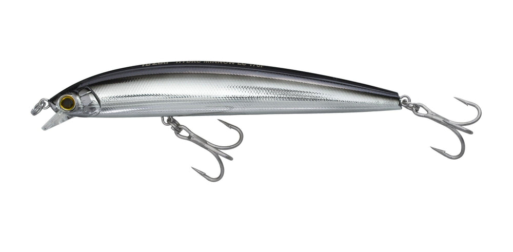 Yo-Zuri Hydro Minnow LC Lures-Lures-Yo-Zuri-Length: 6" - Weight: 1 1/4oz-Black Silver-Tackle World
