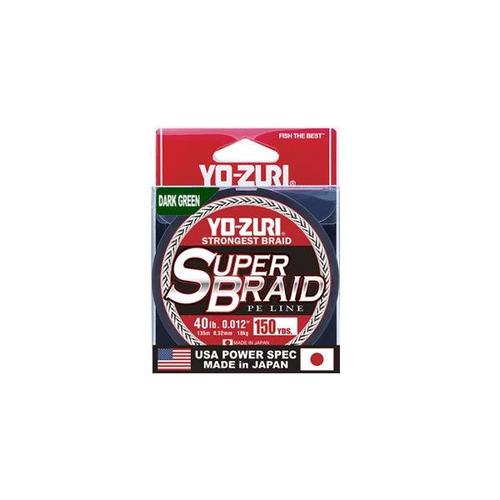 Yo-Zuri Superbraid Braided Line Dark Green-Line & Leader-Yo-Zuri-Tackle World