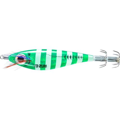 🎁 Yo-Zuri Ultra 3D Laser DX M2 Squid Jigs (100% off)-Yo-Zuri-3-3/4" 3/8oz *Buy 1 Get 1 FREE*-Zebra Luminous Green-Tackle World
