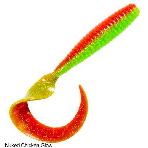Z-Man DoormatadorZ Grub Soft Baits-Lures-Z-Man-5" 4pk-Nuked Chicken Glow-Tackle World