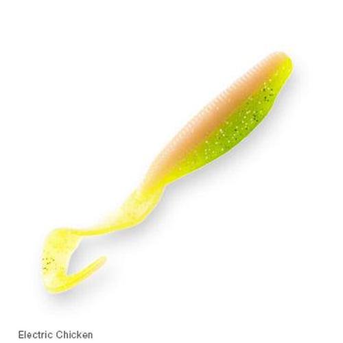 Z-Man Scented Curly TailZ Soft Plastics-Lures-Z-Man-Length: 4"-Electric Chicken-Tackle World