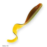 Z-Man StreakZ Curly TailZ Soft Plastics-Lures-Z-Man-Length: 4"-Motor Oil-Tackle World