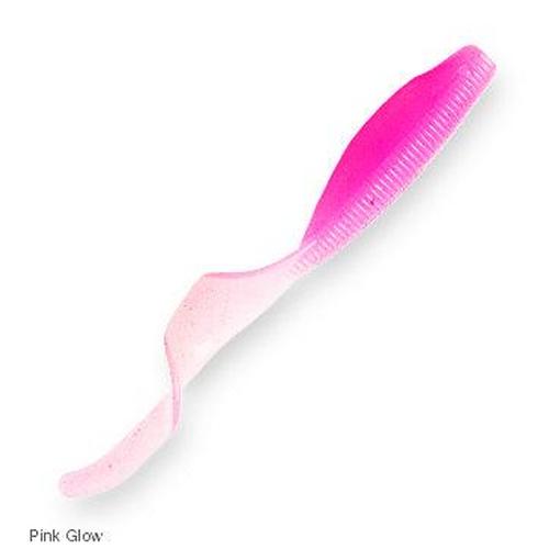 Z-Man StreakZ Curly TailZ Soft Plastics-Lures-Z-Man-Length: 4"-Pink Glow-Tackle World