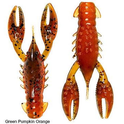 Z-Man TRD CrawZ Soft Plastics-Lures-Z-Man-Green Pumpkin/Orange-Length: 2.5"-Tackle World