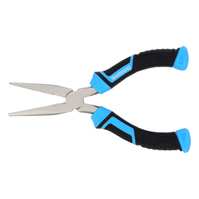 Shimano Brutas Silver Nickel Long Nose Pliers-Tools-Shimano-6"-Tackle World