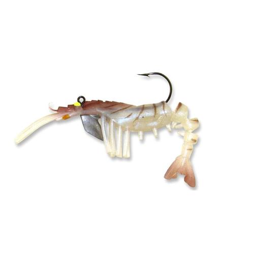 Egret Baits-Vudu Jumbo Vudu Shrimp Softbaits-Lures-Egret Baits-Vudu-Length: 4" - Weight: 1/4oz 2pk-Natural-Tackle World
