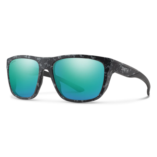 Smith Barra Polarized Sunglasses-Sunglasses-Smith-Matte Black Ash Marble Frame w/ Opal Mirror-Tackle World