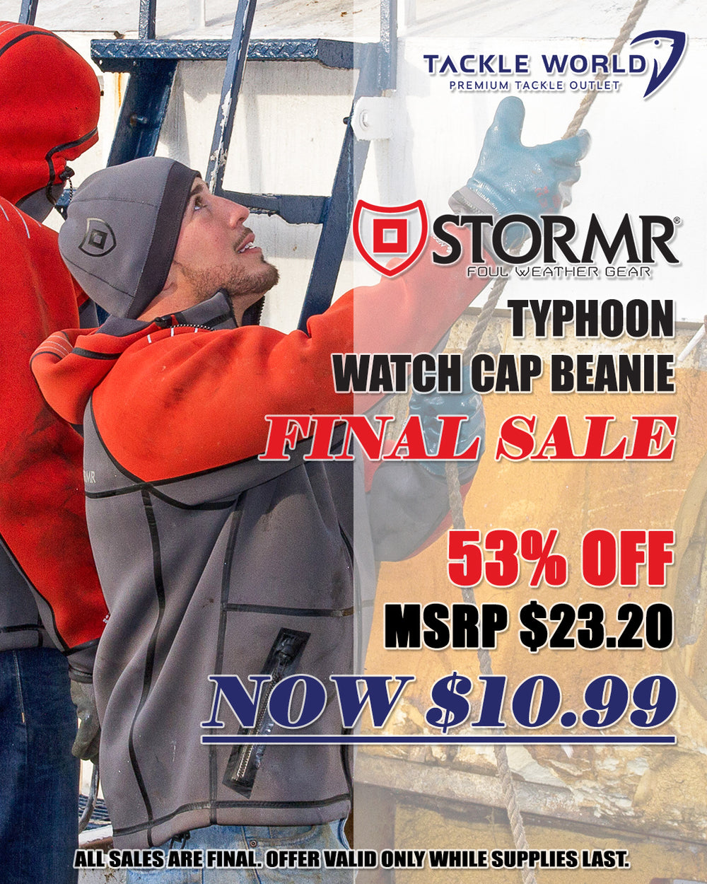 Stormr Typhoon Watch Cap Beanie *Final Sale*-Apparel-Stormr-Tackle World