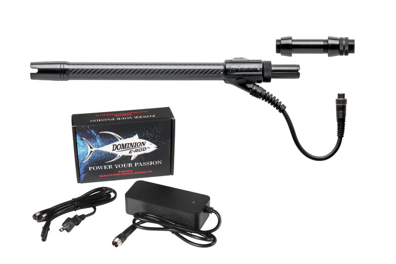 Dominion E-Rod HD Straight Butt With Aftco Reel Seats-Accessories-Dominion Rods-ERSBRSBLK-Tackle World