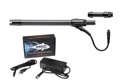 Dominion E-Rod HD Straight Butt With Aftco Reel Seats-Accessories-Dominion Rods-ERSBRSBLK-Tackle World