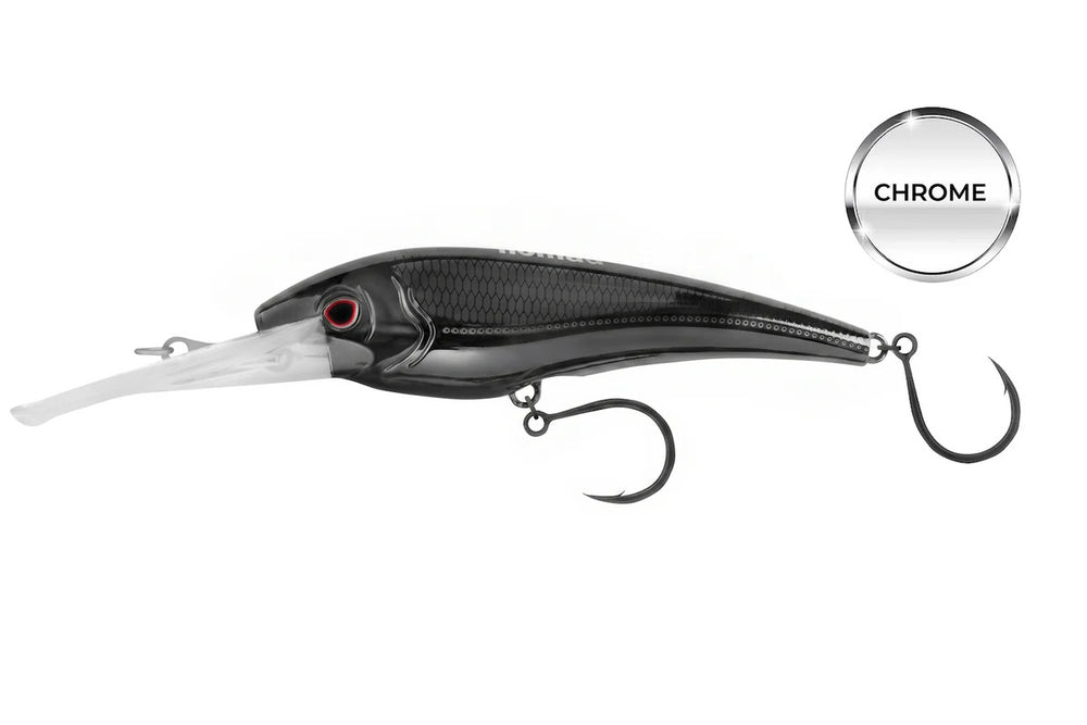 Nomad DTX Minnow 220 Heavy Duty Sinking 9" Trolling Lures-Lures-Nomad-Size- 9" Weight- 7-3/4oz-Black Obsidian-Tackle World