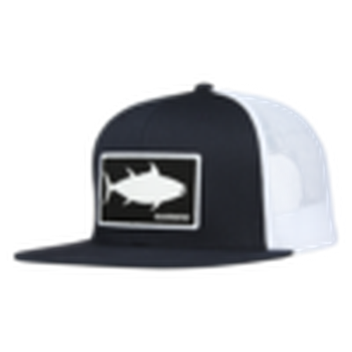 Shimano Original Flatbill Cap with Tuna Patch-Apparel-Shimano-One Size Fits All-Navy-Tackle World