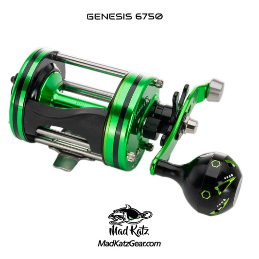 Mad Katz Genesis 6750 Round Baitcasting Reels-Reel-Mad Katz-MKGMK6750GRMLN-Tackle World