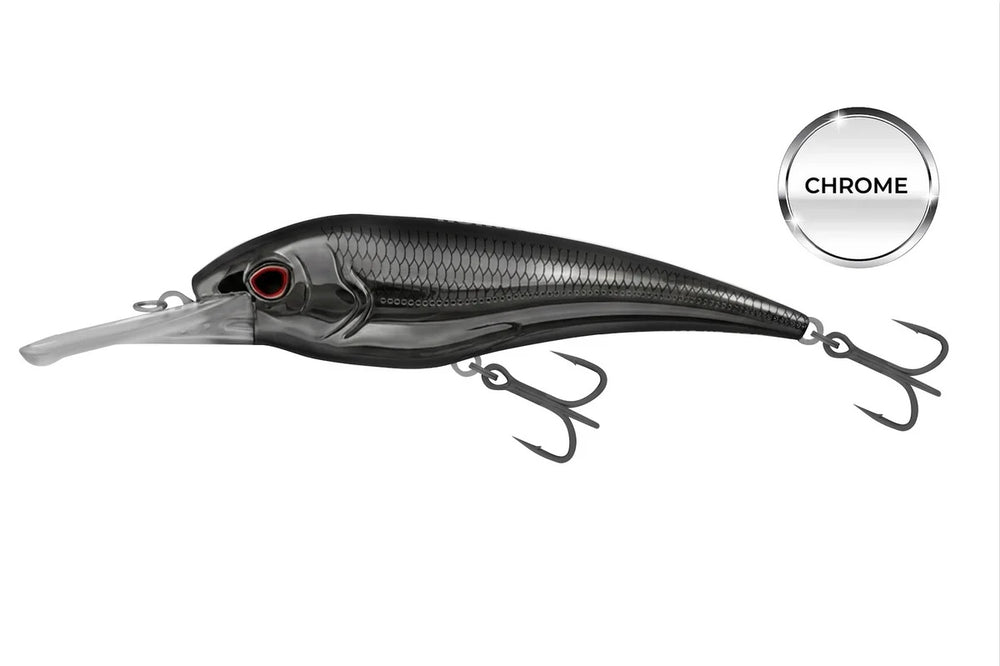 Nomad DTX Minnow 180 Heavy Duty Shallow Floating Trolling Lures-Lures-Nomad-Black Obsidian-Size- 7" 3-3/4oz-Tackle World
