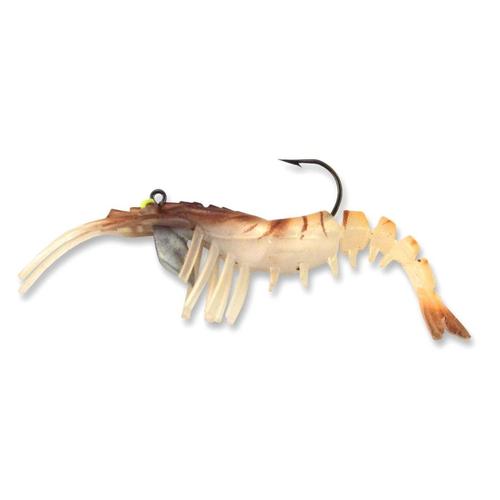 Egret Baits-Vudu Vudu Shrimp Softbaits-Lures-Egret Baits-Vudu-Length: 3.25" - Weight: 1/4oz 2pk-Brown-Tackle World