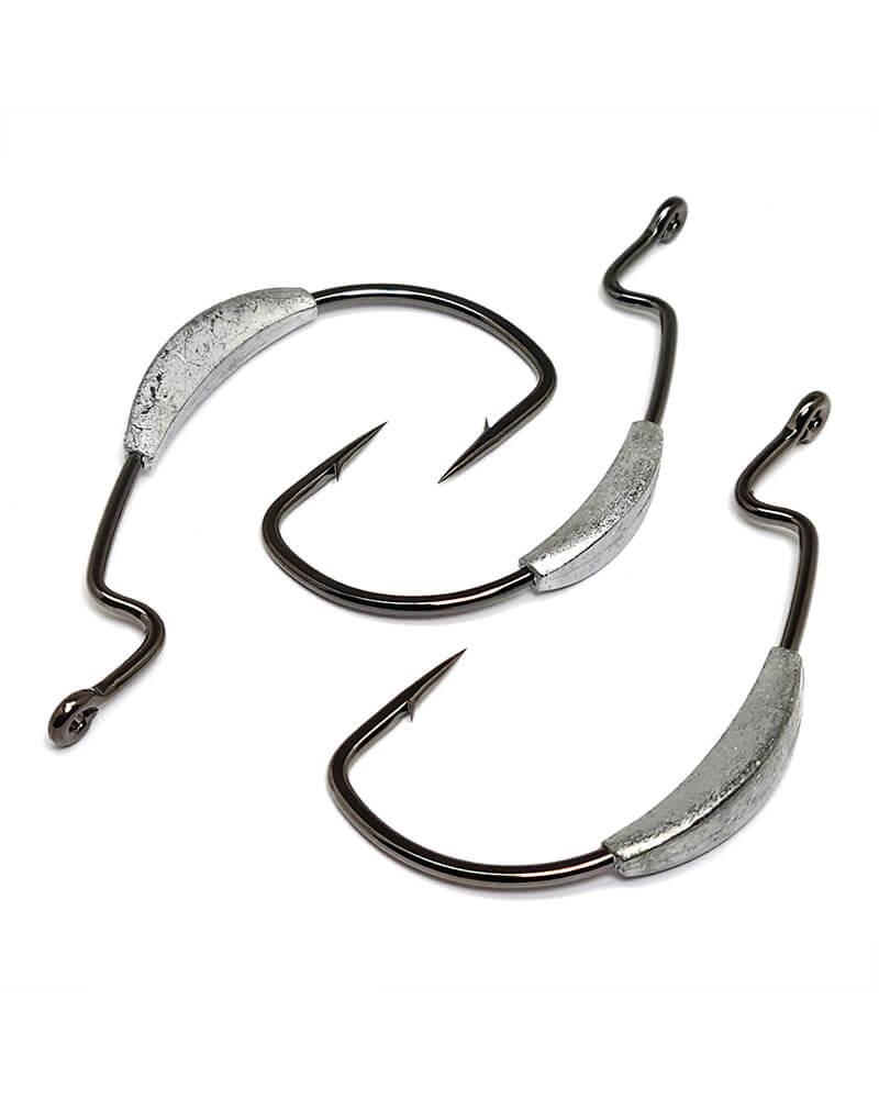 Gamakatsu Extra Wide Gap (EWG) Monster Weighted Hooks NS Black-Terminal Tackle-Gamakatsu-Tackle World