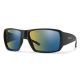 Smith Guide Choice S Polarized Sunglasses-Sunglasses-Smith-Matte Black Frame w/ Yellow Blue Mirror-Tackle World