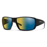 Smith Guide's Choice Polarized Sunglasses-Sunglasses-Smith-Matte Black Frame w/ Yellow Blue Mirror-Tackle World