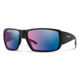 Smith Guide Choice XL Polarized Sunglasses-Sunglasses-Smith-Matte Black Frame w/ Rose Blue Mirror-Tackle World